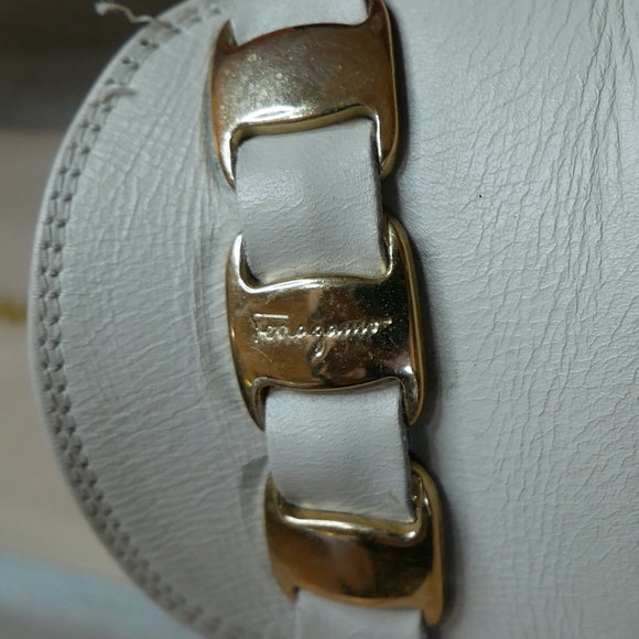 Salvatore Ferragamo loafers, off-white color, 10B - Picture 12 of 16